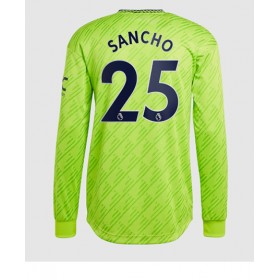 Herren Fußballbekleidung Manchester United Jadon Sancho #25 3rd Trikot 2022-23 Langarm